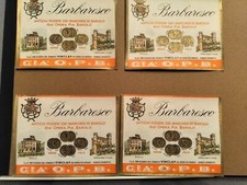 4 Etichette Anni 50's Vino