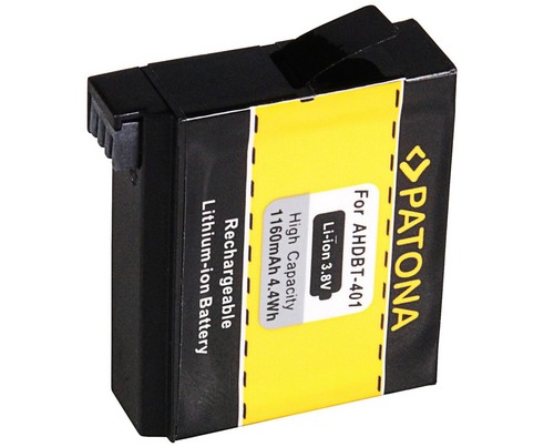 Batteria patona per gopro - batteria,