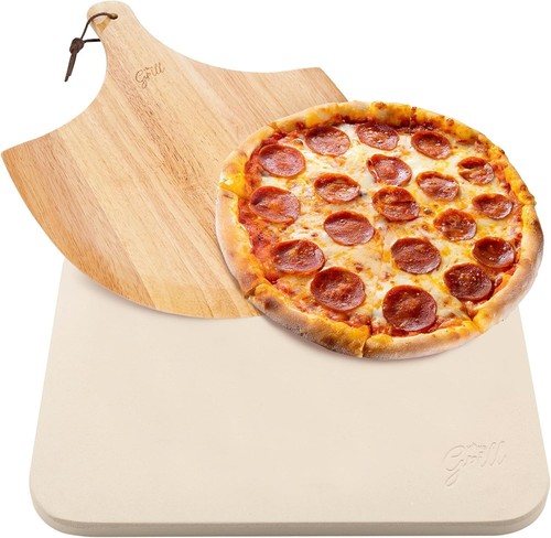 Ultimate pizza stone - stone, set