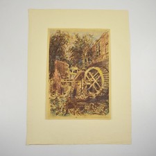 Drawing - Water Mill - 1933