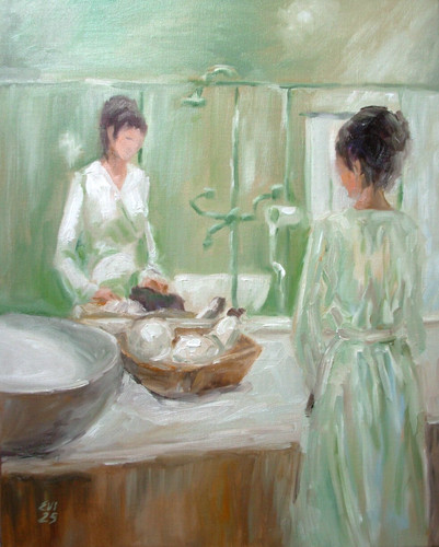 Riflesso originale dipinto - riflesso,