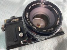 MACCHINA ANALOGICA MINOLTA XM CON OTTICA 50MM. 1:1,7 NON FUNZIONANTE