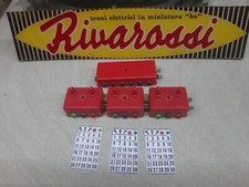 RIVAROSSI 3 SCATOLETTE DI COMANDO PER SCAMBI ELETTRICI + SCATOLETTA DERIVAZIONE