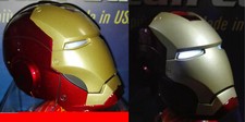 Casco Iron Man Mark III con luci scala 1:4