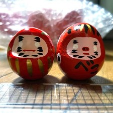 Set Bambole Daruma Rosso -