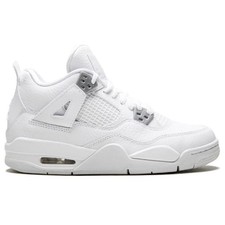 Nuove Scarpe da Ginnastica Unisex Retro Airjordn4-sport Sneaker Bianco/Argenteo