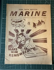 WW2 USMC rara rivista marina