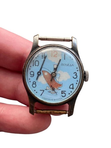 Pobeda blue ship orologio - pobeda,