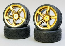 RC 1/10 Set Ruote Pneumatici