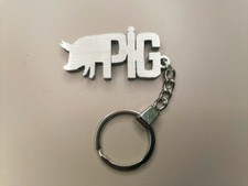 Maiale, scrofa, verro, suino, porco, macello, salumiere, portachiavi macellaio i