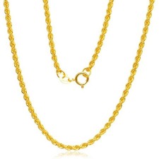 Collana catena in corda vero