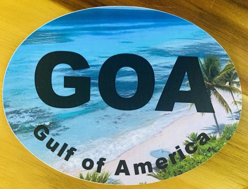 Adesivo goa golfo america - goa, d'america