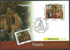 Dipinti Presepe Auguri di Natale Italia 2010/Botticelli Maxicard