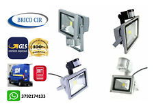 FARO LED FARETTO CON SENSORE CREPUSCOLARE FREDDO ESTERNO 10W 20W 30W 50W