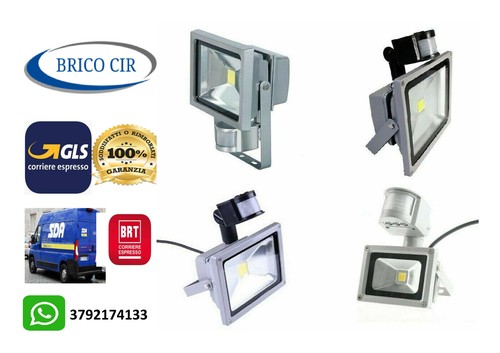 Faro led faretto con - con, sensore