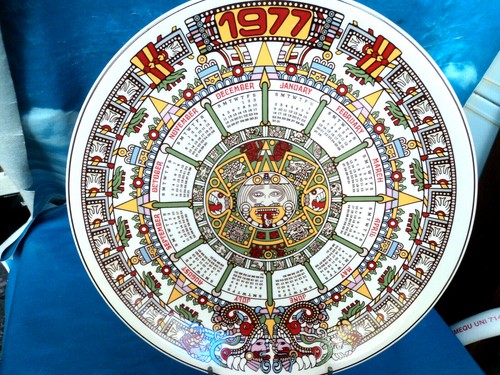 Piatto calendario 1977 - piatto,