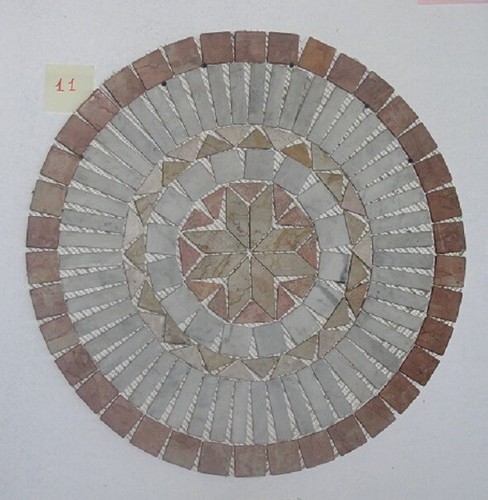 Rosone mosaico in - rosone, n.11