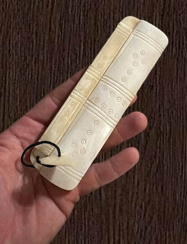 Pettine osso vichingo - , con