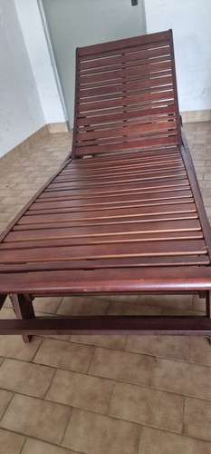 Lettino legno alzate con - legno,,