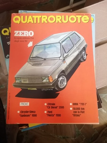 Quattroruote rivista anno - anno, 1979
