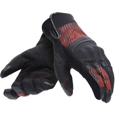 GUANTI MOTO INVERNO IMPERMEABILI MOTO DAINESE FULMINE D-DRY BLACK RED TG L