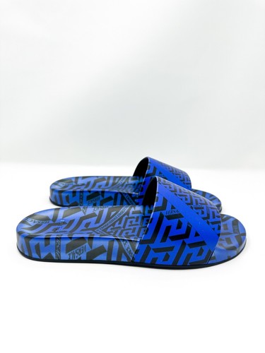 Versace greca sandalo slide - versace,