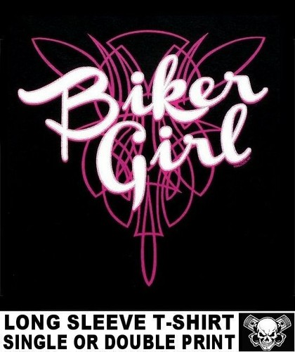 Shirt biker girl babe - t-shirt,