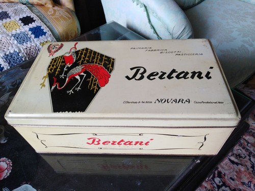 Antica scatola latta vintage - antica,