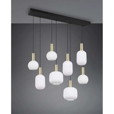 Lampadario moderno nero con