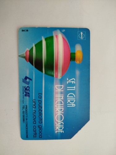 Scheda carta telefonica - scheda, sip