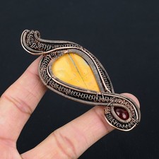 Ciondolo in filo di rame fatto