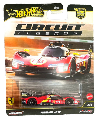 Hot wheels ferrari 499p - hot, 2/5