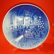 PIATTO DA COLLEZIONE PORCELLANA DANESE B&G JULE AFTEN AFTER NATALE 1968 