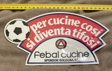 STICKER GRANDE VINTAGE - Cucine Febal - Sponsor Calcio Soccer - Bologna ⚽️