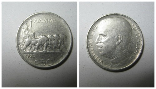 Centesimi leoni 1925 c - , c/