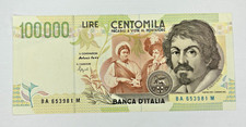 100000 LIRE CARAVAGGIO 2°