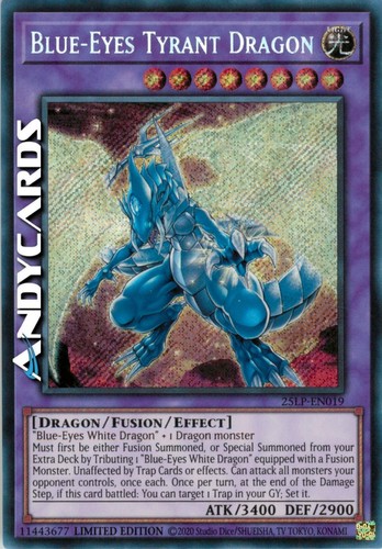 Blue eyes tyrant dragon - dragon, •