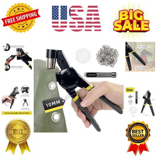 Grommet tool kit - grommet, pollici