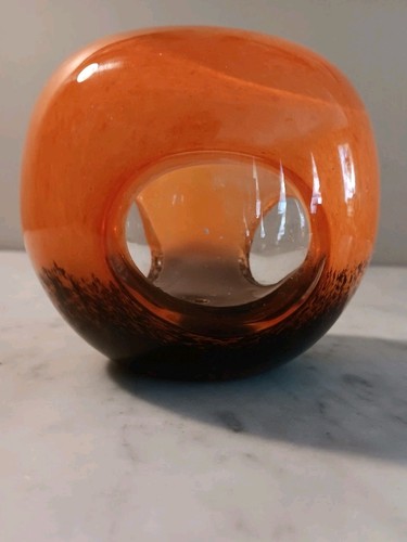 Ciotola rosa art glass con - ciotola,