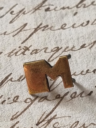 Monogramma lettere ottone m - lettere,