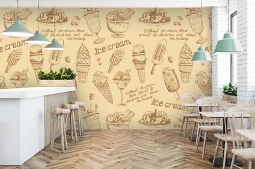 Carta parati gelato - parati,