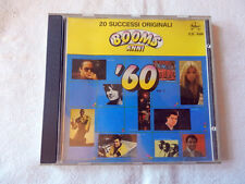 BOOMS ANNI '60 20 Successi originali CD Musica Collezione 
