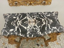 Antica consolle oro e marmo d'Aquitania Luigi XV