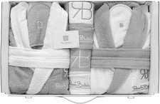 Completo Bagno Asciugamani Accappatoi Set Uomo Donna Corredo