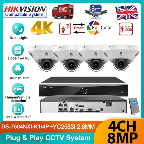 Hikvision 12mp 4ch 8mp - 12mp, 4k