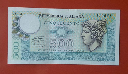 Banconota 500 lire mercurio - 500,
