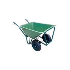 carriola Carriolone con due ruote per agricoltura lt.160