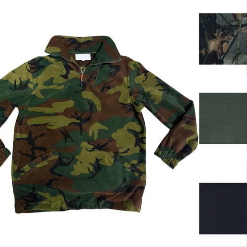 Felpa pile mezza zip uomo - pile,