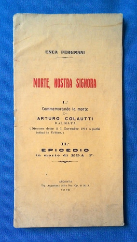 Enea fergnani morte nostra - fergnani,, morte,