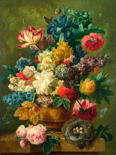 Quadro vaso fiori 1 - vaso, di